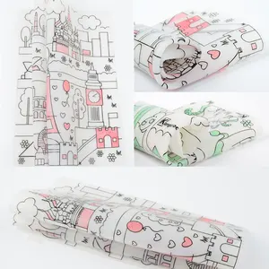 Image of Waterproof Silicone Kids Washable Coloring Placemat Silicone Baby Placemat