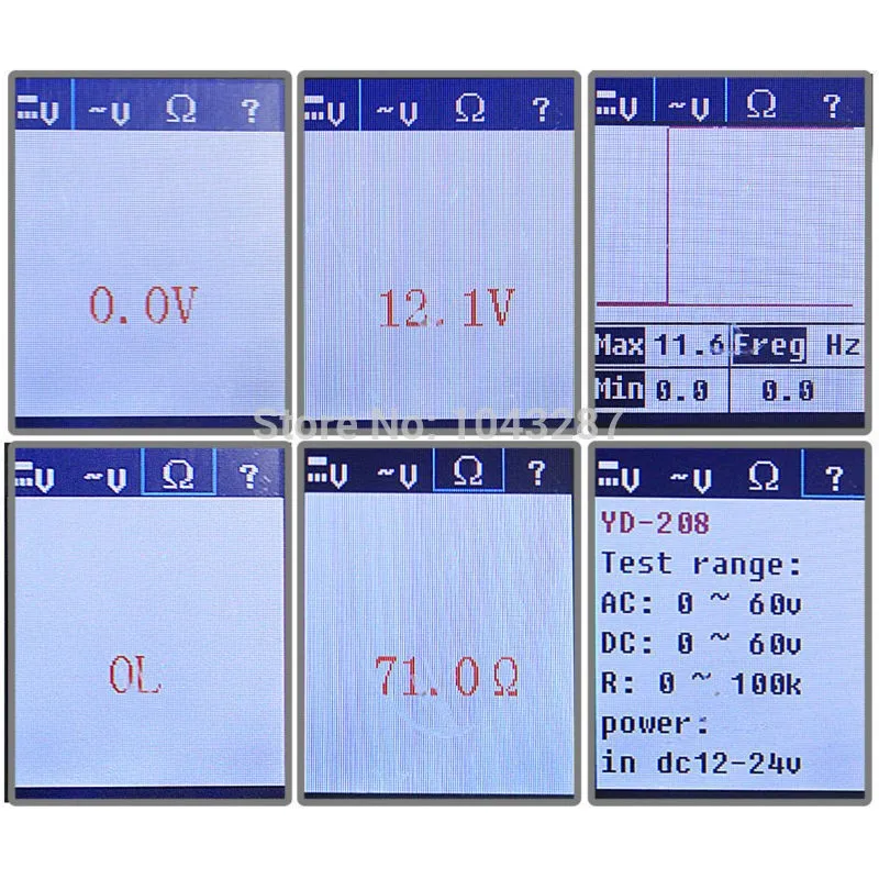 Car Electric Circuit Tester Automotive Tools Auto 12v Voltage Autek
