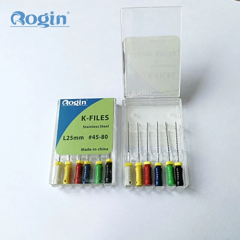 Dental Niti Files Stainless Steel K File Reamer Mani Dentsply