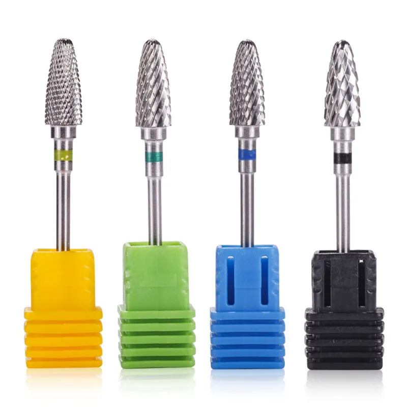 

Newby 3/32" Foot Cuticle Bullet Tungsten Carbide Nail Drill Bit, Silver color