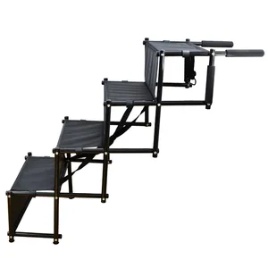 Image of Lightweight Portable Auto Large Dog and Cat Ladder for Cars, Trucks and SUVs Cargo, Couch and High Bed