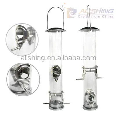 Wholesale New Black Finch Hanging Bird Feeder Metal Garden Seed