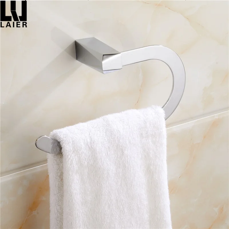 
Modern Designs Zinc alloy wall mounted chromed towel ring 