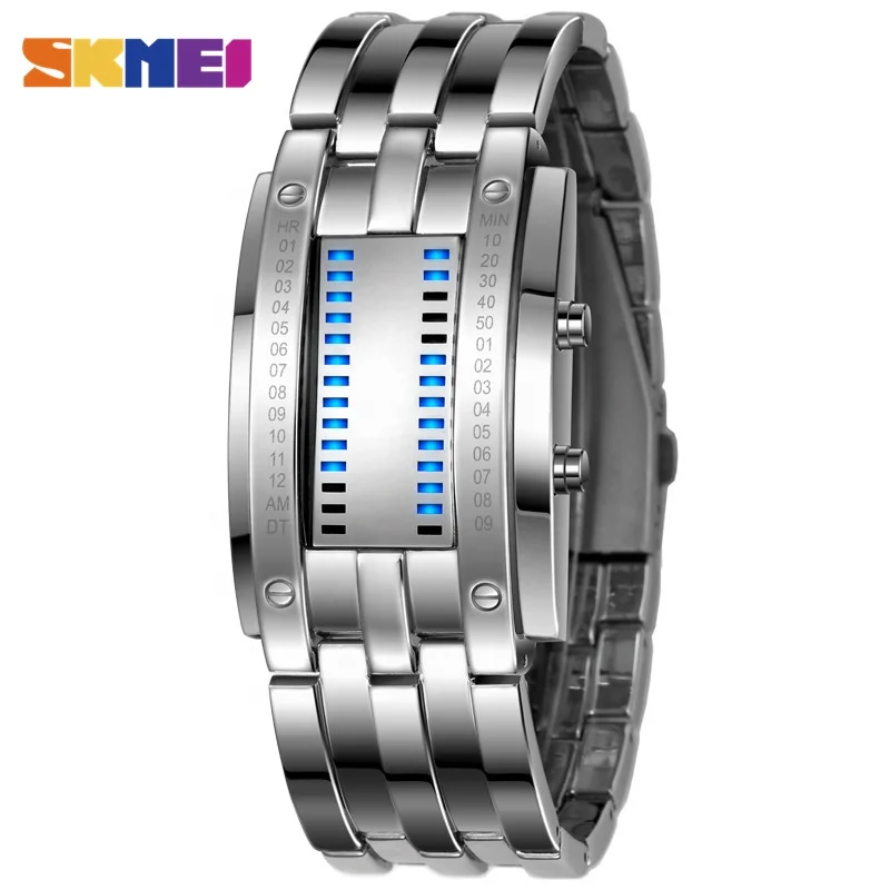 

SKMEI Lover's Popular Men Fashion Watches Digital LED Display Watch Relogio Masculino 50M Waterproof Women Wristwatches