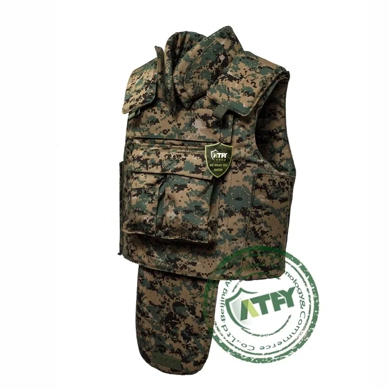 Full Body Bullet Proof Armor Kevlar Body Suit Tactical Body Armour