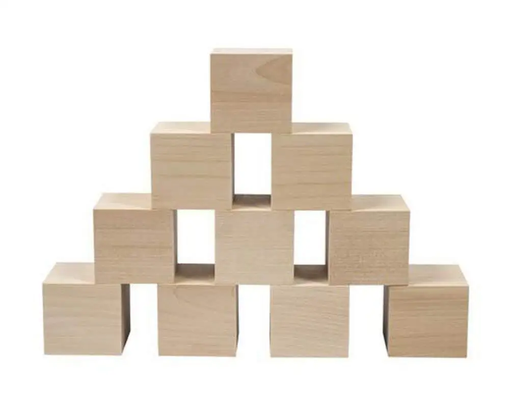 plain wooden blocks wholesale