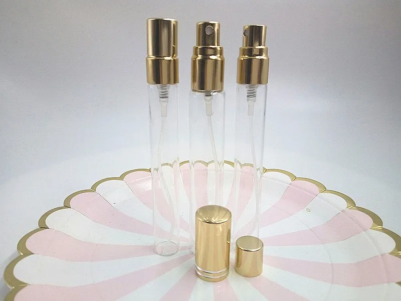 Travel Set Round Refillable 10ml Glass Perfume Spray Bottles With ...