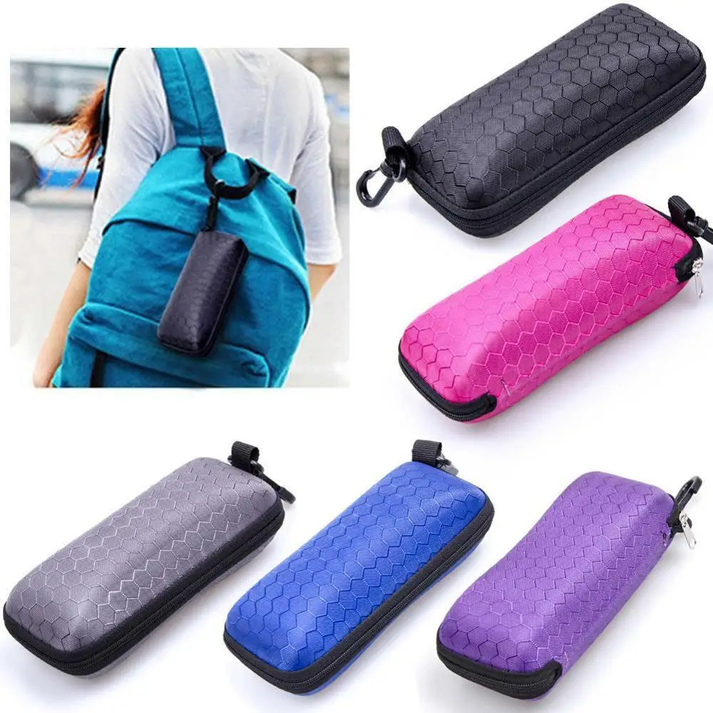 

Rectangle Zipper Sunglasses Hard Eye Glasses Case Eyewear Protector Box