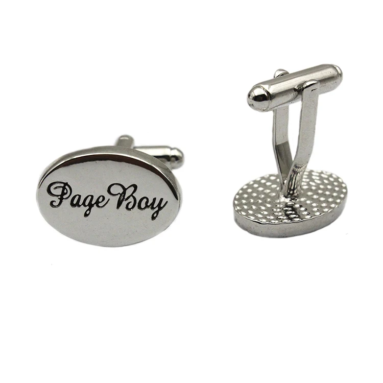 
Wholesale Letter Groomsman Best man Page boy Usher Engagement Party Mens blank Wedding Cufflinks 