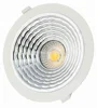 8 inch 28W 2533lm dimmable led flush mount ceiling light cold forging heat sink special gradient reflector even lighting