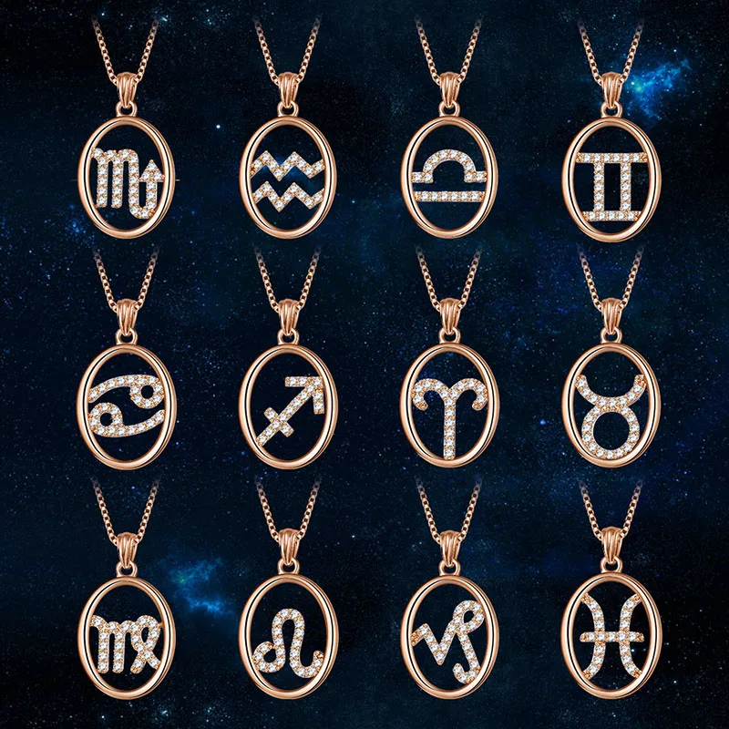 

Fancy 12 Zodiac Pnedant Necklace Finejewelry N00435-00446-5500