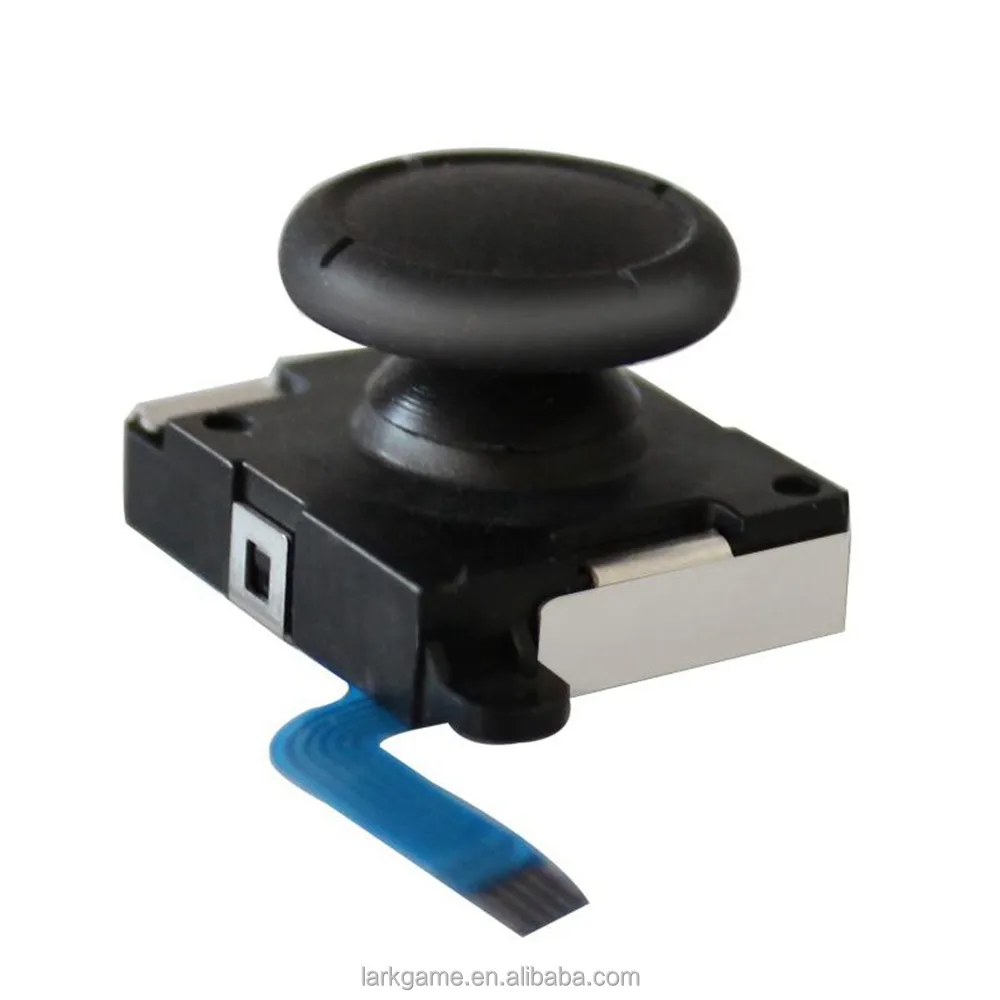 

3D Joystick Button Analog Sticks Controller Thumbstick Replace for NS NX Nintend Switch Joy-Con W/ Flex Cable, Blue flex
