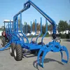 (1 --12 ton) Log Trailer Crane Timber Tractor mounted model