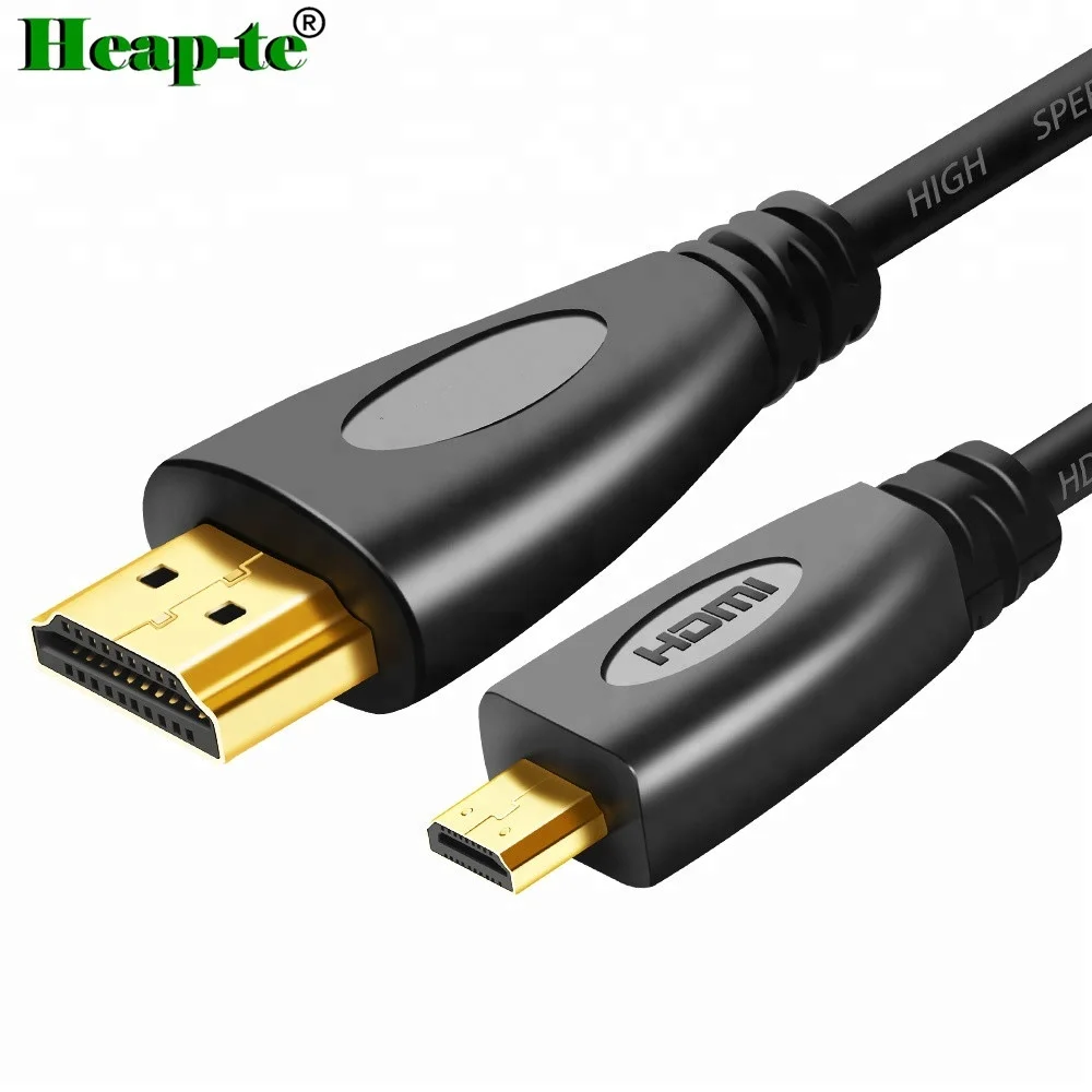 

1M 2M 3M Gold Plated 3D 1080P micro hdmi to hdmi cable for mobile phone, camera