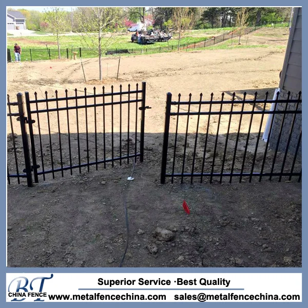 Alibaba Best seller cheap used wrought iron gates/wrought iron fence/steel fance(factorary)