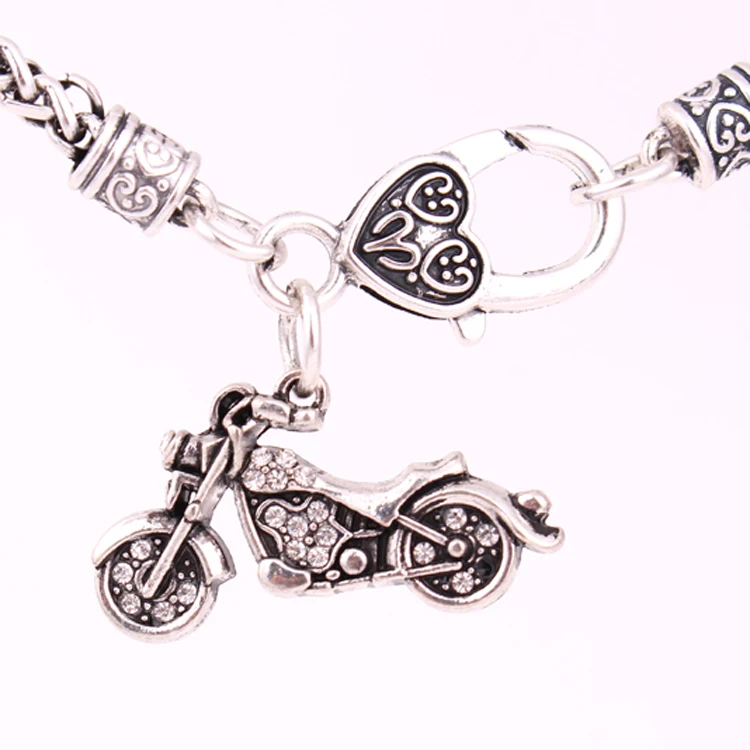 

new style pendant jewelry punk style motorcycle teenager necklace