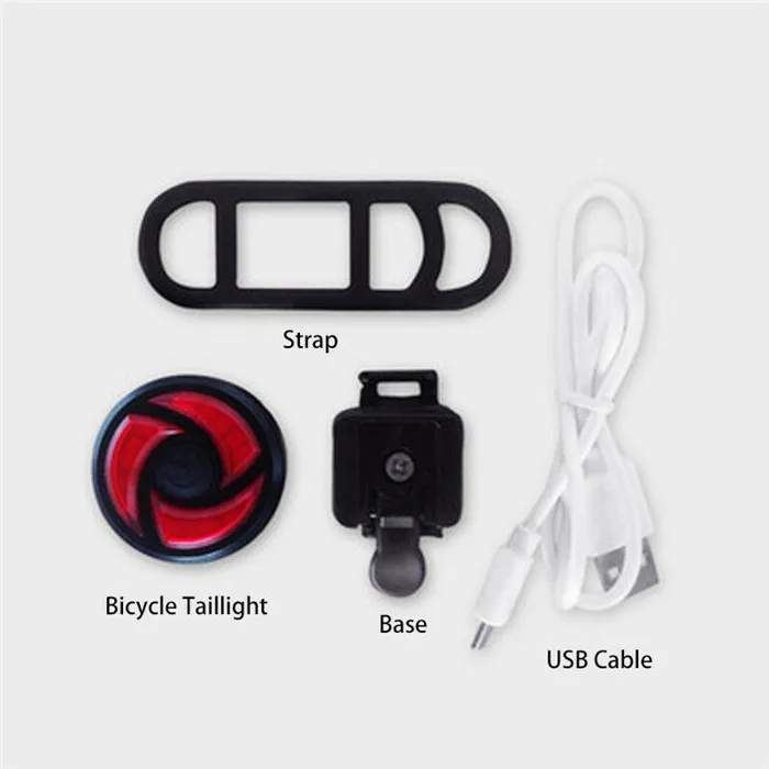 Waterproof cycle Accessories USB Rechargeable 6 Mode Bike Rear Led Red Cob Bicycle Tail Light