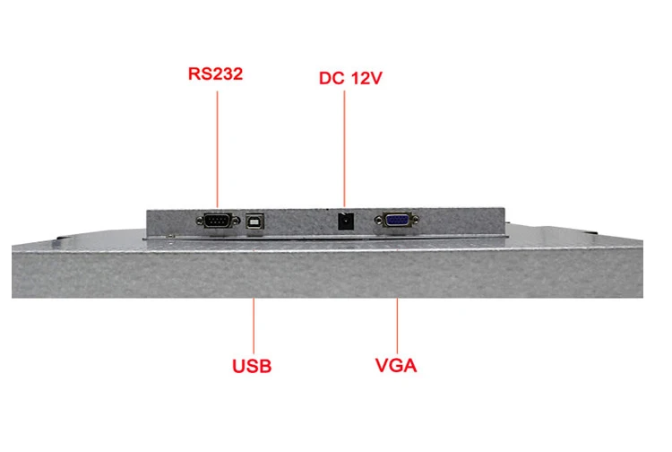 17 19 22 3M WMS/POG/FOX340/T340 IR touch screen open frame monitor for POG WMS game
