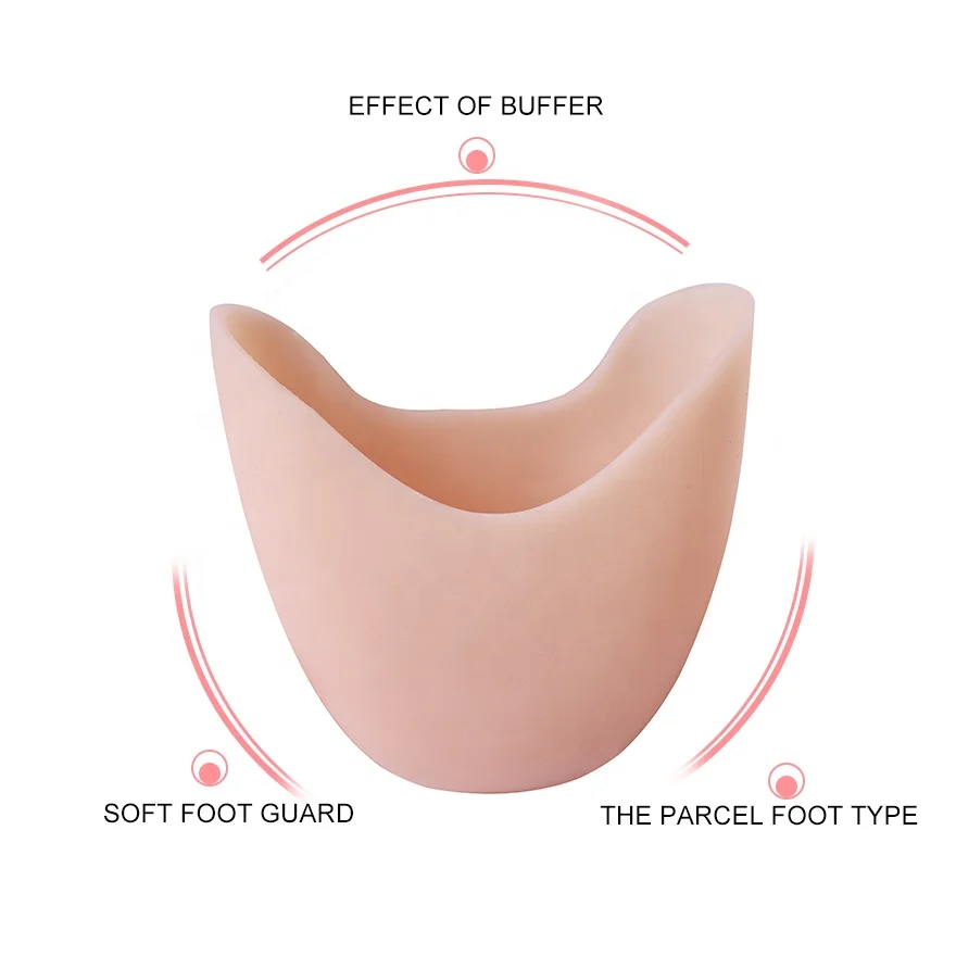 
Soft Comfortable SEBS Toe Pads Pointe Silicone Gel Ouch Pouch Protector for Ballet Soft Dance Toe Cap Reduce Shock Pain 