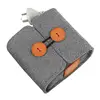 Supply hard drive data easy charging usd file travel packaging felt wallet pouch cable storage bag