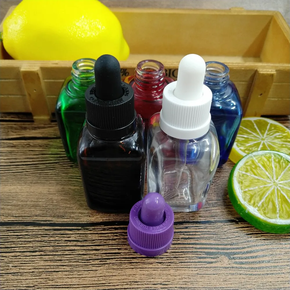 Download Cheap 1 Oz Clear Square Glass Dropper Bottle With Child ...