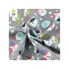 Cartoon Twill Cotton Fabric Animals Printed Quilting Cloth For DIY Sewing Children's Bedding Sheets Crafts