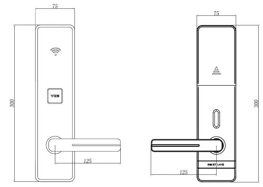 Ygs Hotel Room Key Card Smartlock Management Software Hotel Door Lock ...