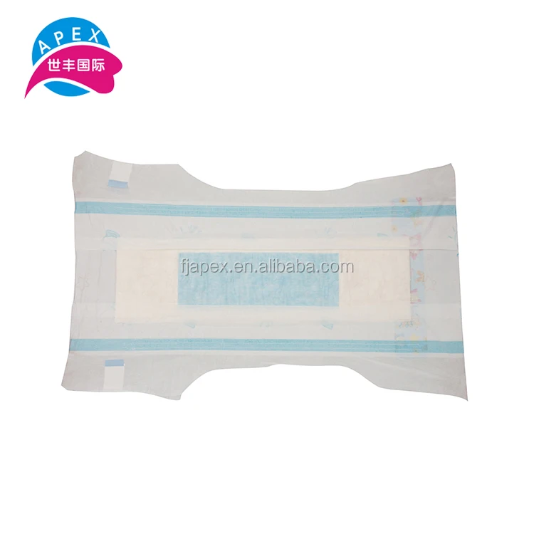 Comfortable leak guard disposable stock lots cloth like beauty baby diapers