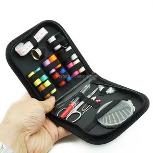 Image of Portable Travel Mini Sewing Box Kit Needles Tools Sewing Kits Set For Hotels