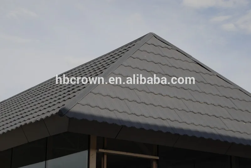 La ondulación de piedra recubiertos con teja/zinc aluminio techos de