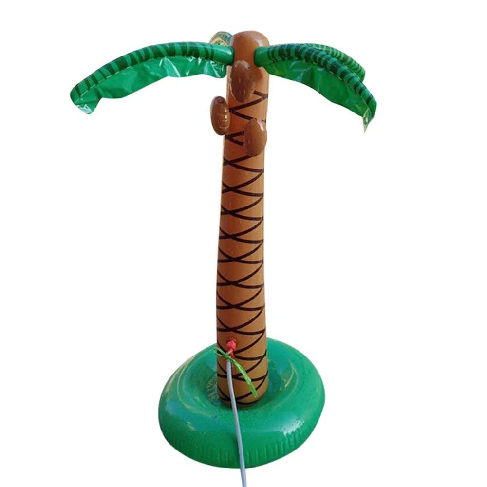 1.6m Inflatable Coconut Palm Tree Water Spray Beach Party Pool Toy