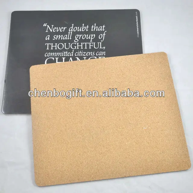 Custom Made Mdf Wooden Placemat,Cork Backed Placemat,Home Kitchen Cork