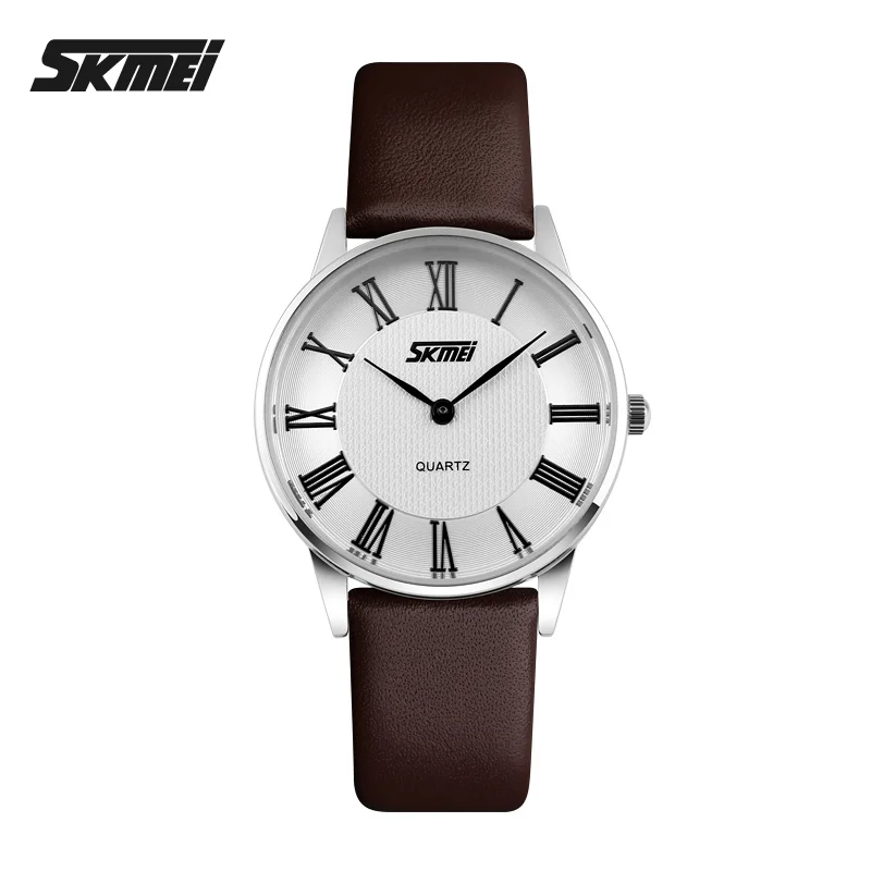 

Black and White quartz wrist watch women 9092