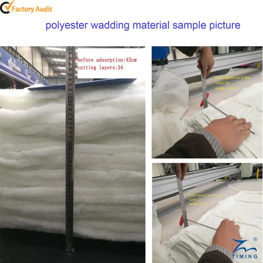Wuhan Automatic CNC Fabric Textile Garment Cloth Cutting Table Machine