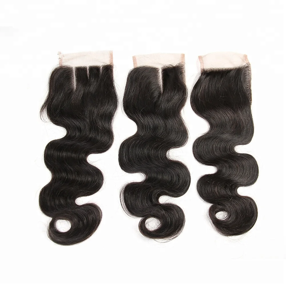 Raw Brazilian Human Hair  Lace Frontal Closure Unprocessed Invisible Lace Frontal Wholesale