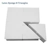 8 Triangle Latex Sponge Wedge Block Facial Puff