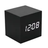 High quality LED wooden table clock