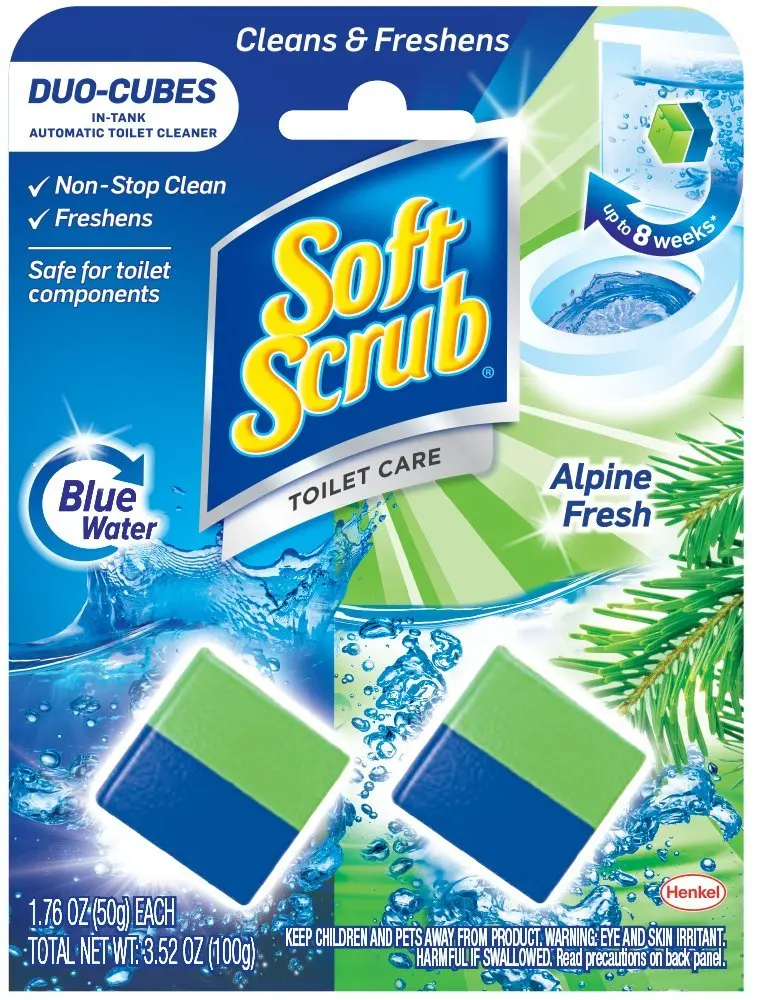 Soft Scrub Msds Find Deals On Line At Alibaba Get Quotations Soft Scrub In Tank Toilet Cleaner Duo Cubes Alpine Fresh 2 Count
