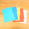 Office supplies custom a4 color plastic binder 11 hole file folder sheet protector tabs dividers