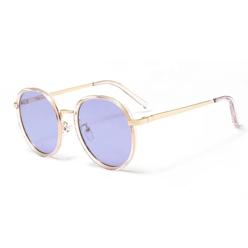 

2019 Italy Design Metal PC Frame Colorful Sunglasses 2019 for young Women