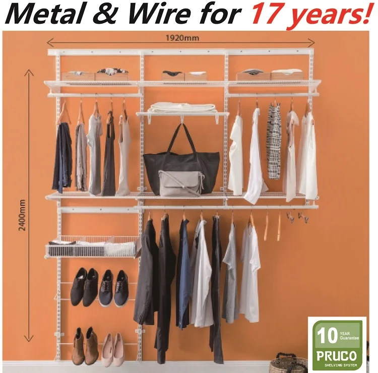 Wardrobe Walk In Closet Shelving System Buy Wardrobe Wire