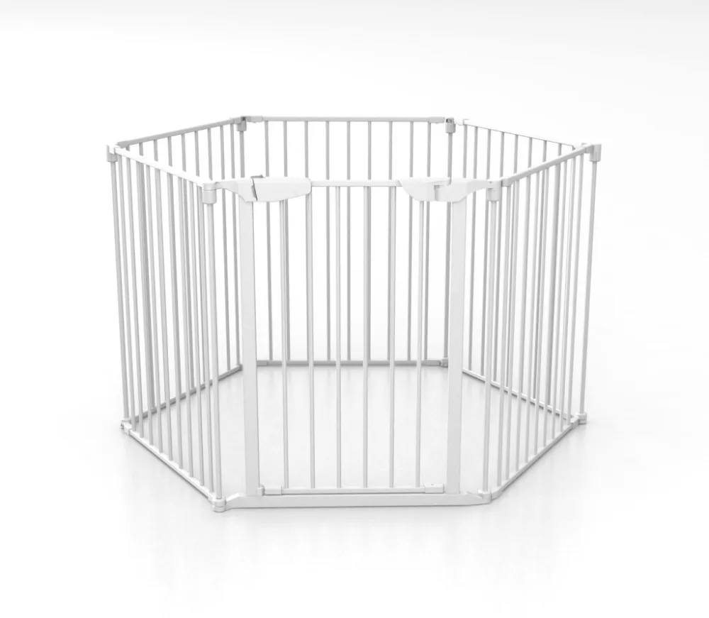 

Wholesale bottom fence barrier pets outdoor pet barrier pet barrier garden, White