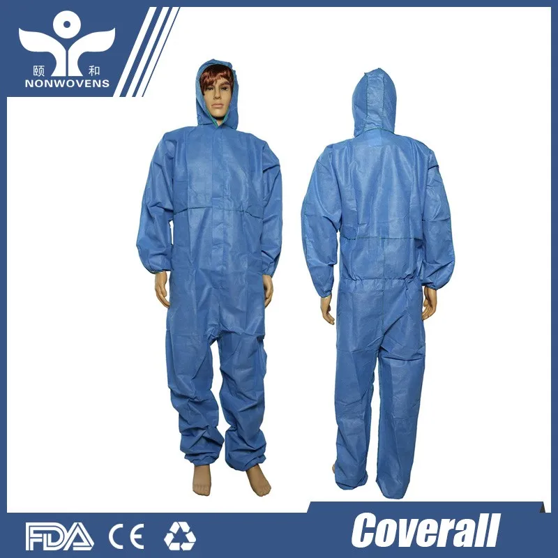 Yihe Nonwoven Pp Protective Painters Disposable Mens Womens Overalls