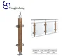 Stainless Steel Glass Wood Stair Railing Post