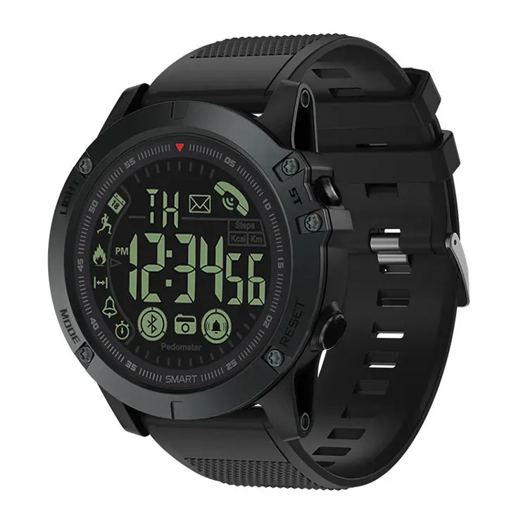 

Good price outdoor activity mountain watch waterproof smart watch android for men, Black