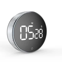 

NEW Arrival Circular Knob Loud Digital Kitchen Countdown Timer Magnetic LCD Large Display Countdown Timer