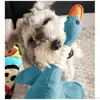 Plush Pet Dog Chew Toys Cute Wild Goose Design Puppy Cats Squeaky Toy Wear Resistant Squeaker Accessories for Dogs Teeth Healthy