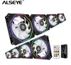 ALSEYE 120mm RGB case fan with RF Remote Control Fan Speed Control PC Fan