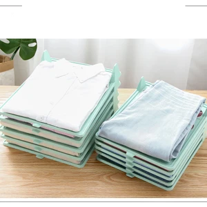 Image of Clothes Folding Board Clothes Folder with Towel Clips Adult Dress Pants Towels T-Shirt Folder Board Laundry Folder Organizer