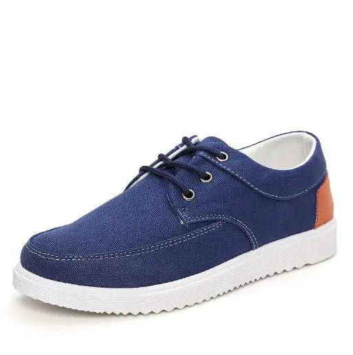 2018 Classic men's shoes casual shoe canvas fashion leisure Student flats